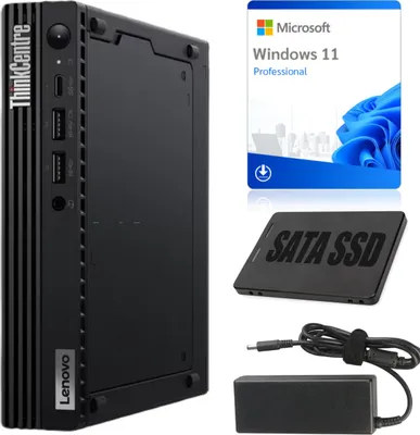 Image de Ordinateur PC Lenovo ThinkCentre M70Q | Intel i5-10400T | 16 Go DDR4 | 256 Go SSD | Win11  | Grade A