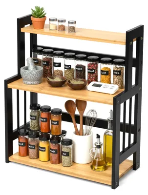 Produktbild von CEZAR Gewürzregal in Naturschwarz