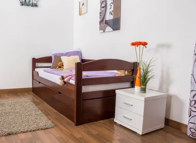 Produktbild von Bett mit Ausziehbett