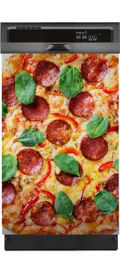 Produktbild von Magnete Dekorative 45x70 cm Küche Magnetmatte Spülmaschine - Peperoni Pizza