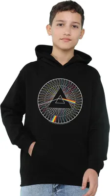 Immagine prodotto di Pink Floyd - Felpa con cappuccio "Spokes" per bambini TV23122 (128) (nero)