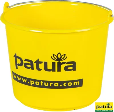 Produktbild von Kunststoff-Eimer, 12 Liter Gelb mit PATURA Aufdruck