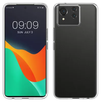 Produktbild von kwmobile Hülle kompatibel mit ASUS Zenfone 11 Ultra - Silikon Handyhülle transparent - Handy Case in Transparent