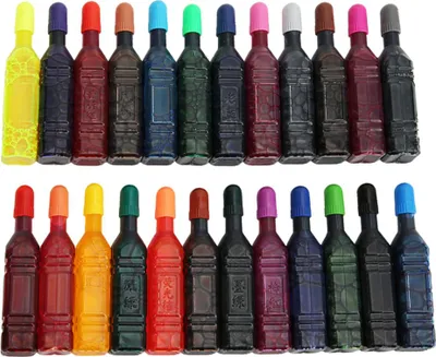 Produktbild von 24 Farben Nachfülltinte für Aquarellstift, waschbar, für Kinder, Malwerkzeug, Kunstzubehör24