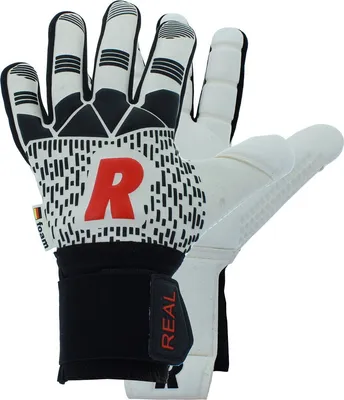Produktbild von Real Ultra Torwarthandschuhe - Weiß / Schwarz / Rot  | Größe: 10