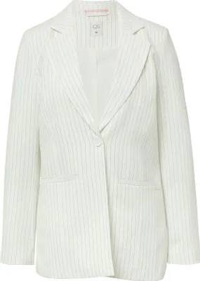 Produktbild von s.Oliver Nadelstreifen Blazer aus Crêpe-Stoff
