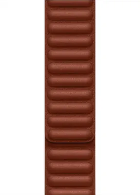 Immagine prodotto di Apple MP863ZMA Cinturino a Maglie in Pelle Terra Ombra per Apple Watch 45 mm M/L Marrone