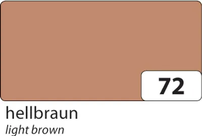 Produktbild von Folia Fotokarton 130g 50x70 25 Bogen hellbraun