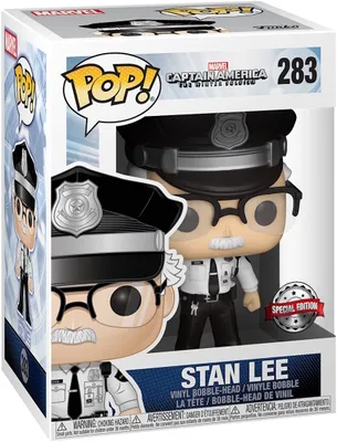 Produktbild von Captain America - Stan Lee 283 Special Edition Funko Pop! Vinyl Figur