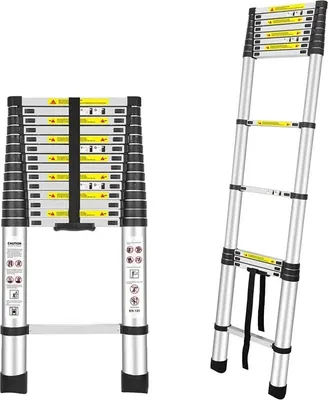 Obrázek produktu pro Teleskopický žebřík - 4,4m, hliníkový
