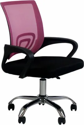 Immagine prodotto di Sedia da ufficio ergonomica Bolt Edge Deluxe – Nero/Rosa – Su rotelle – Ergonomica – Regolabile in altezza – Con braccioli