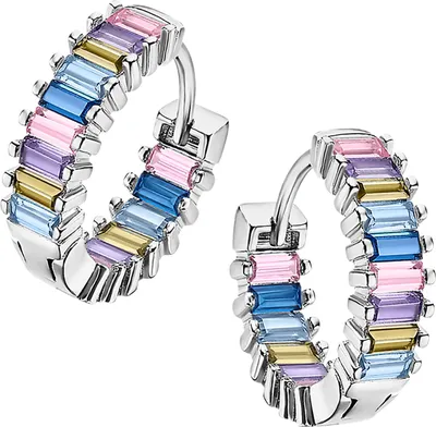 Image de Lotus Silver Créoles Argent 925 Boucles d'oreilles Femme JLP3115-4-2