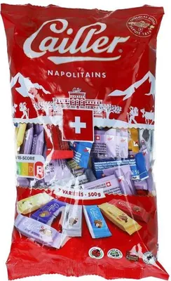 Produktbild von Cailler Napolitains, 500 g, Eier, Milch, Nüsse