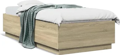Obrázek produktu pro vidaXL Postel Sonoma Dub 90x200 cm výrobek ze dřeva