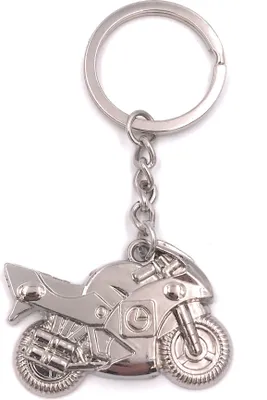 Produktbild von Onwomania Schlüsselanhänger Motorrad Krad Bock Kraftrad Maschine Straßenverkehr Metall Anhänger Charm