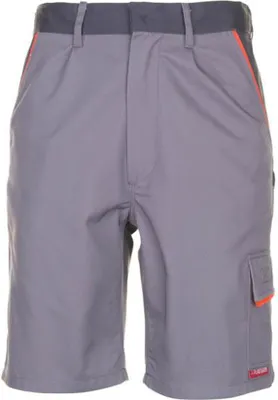Produktbild von Planam Shorts Visline, Gr. M zink/orange/schiefer