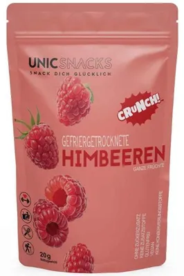 Produktbild von Unicsnacks Gefriergetrocknete Himbeeren 20g