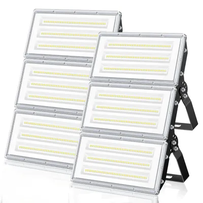 LED-Flutlicht 300 W, 30.000 lm, kaltweiß, IP67, 2 Stück