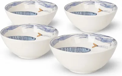 Produktbild von Schale, mediterran Sardinen-Motiv 2.0 | Maritime Bowl, Schüssel 16cm