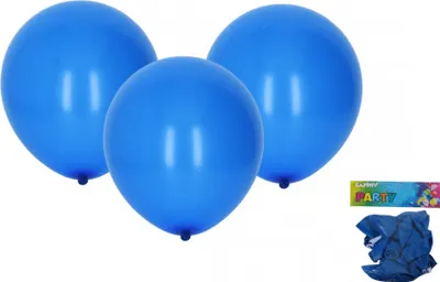 Immagine prodotto di Pallone gonfiabile 30 cm - set da 10, blu