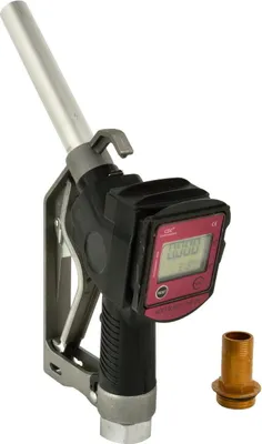 Obrázok produktu pre Palivová pištoľ s digitálnym LCD prietokomerom 1" BSP pre čerpadlo na olej a naftu