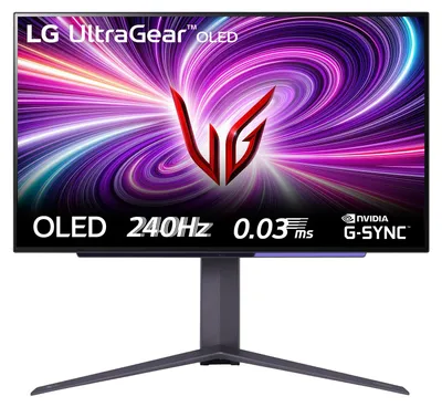 Produktbild von LG 27GS95QE-B, 67,3 cm (26.5"), 2560 x 1440 Pixel, Quad HD, OLED, 0,03 ms, Schwarz