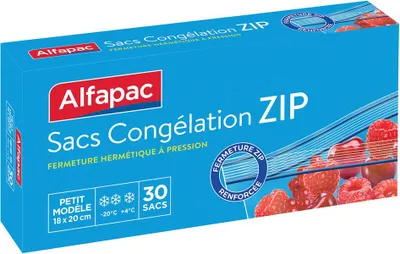Produktbild von Alfapac 30 Gefrierbeutel Zip Kleinmodell - Albal