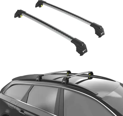 Produktbild von TURTLE kompatibel mit Chery Tiggo 7 Pro Max 2024-2025 Dachträger Air2 Silver