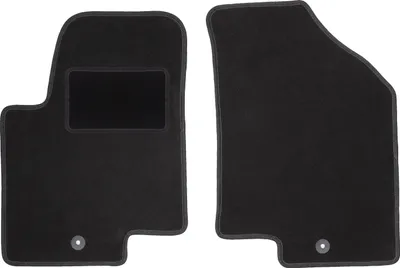 Immagine prodotto di Wielganizator tappetini auto velours anteriori adatto per Kia Soul I (2009-2013, crossover) neri, set 2 pz, con fissaggi