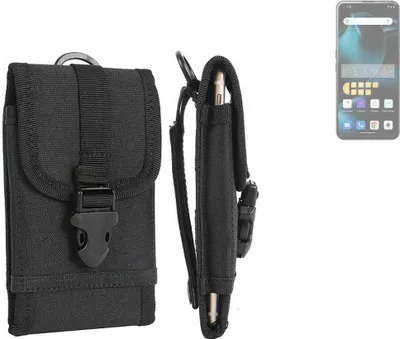 Produktbild von K-S-Trade Holster Handy Hülle kompatibel mit Unihertz Start24 Holster Handytasche Gürtel Tasche Schutz Hülle Robust Outdoor schwarz