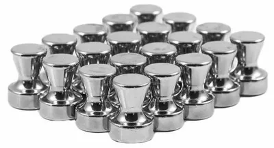 Produktbild von Starke Stahlmagneten N42 12x16mm für Magnettafeln