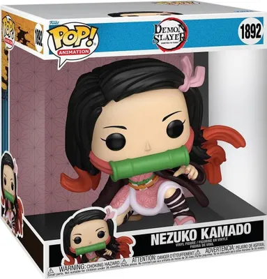 Image de Figurine Funko POP Jumbo 10" Demon Slayer 1892 Kimetsu no Yaiba Nezuko Kamado