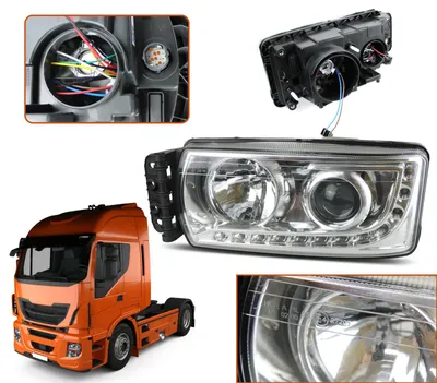 Obrázek produktu pro Světlomet pro Iveco Stralis od roku 2013 Levá strana (E4) Dálkové světlo