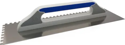 Produktbild von DEWEPRO Schweizer Glättekelle mit Zahnung 8x8 mm