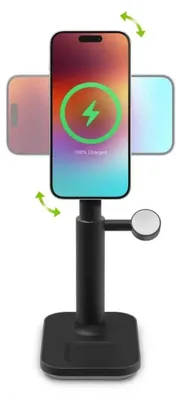 Obrázek produktu pro mophie 401311461, Vnitřní, USB, Bezdrátové nabíjení, Černá