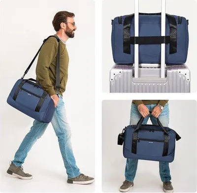 Produktbild von Famanu Reisetasche faltbar, handgepäcktauglich - Schwarz
