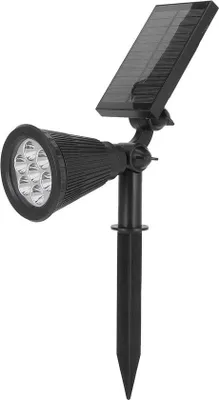 Obrázok produktu pre Solárne záhradné osvetlenie s LED solárnymi reflektormi pre exteriér – čierne 7-ramenné svietidlá