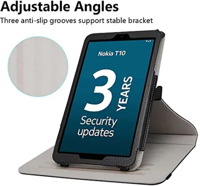 Kompatible 360° drehbare Hülle für 8" Tablet - Kunstleder Schutzhülle mit Standfunktion