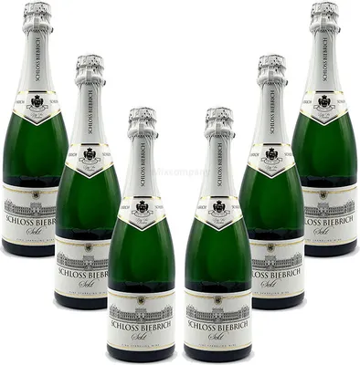 Produktbild von Schloss Biebrich 6er Set Sekt Trocken 6x 0,75L (11% Vol)- [Enthält Sulfite]