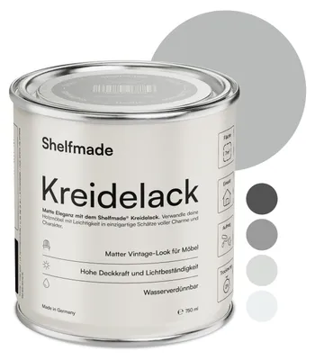 Produktbild von Kreidefarbe Möbel Shabby Chic Holzlack DIY - Chalk Paint matter Look