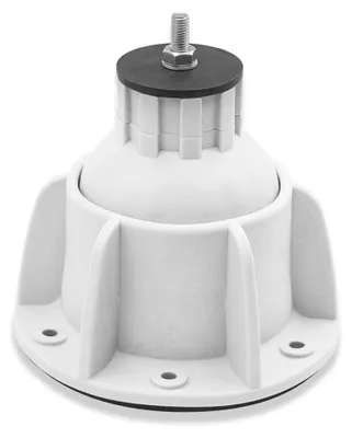 Productafbeelding van Errecom Steady, verstelbare vloerstandaard voor buitenunits van airconditioners, RAL 9016 - Wit