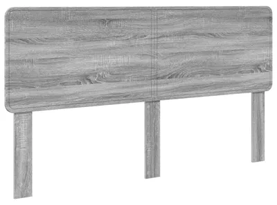 Image de Tête de lit vidaXL en bois composite gris Sonoma