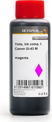 Produktbild von Nachfülltinte für Canon GI-43 M Pixma G 540, G 640 MegaTank magenta 100 ml