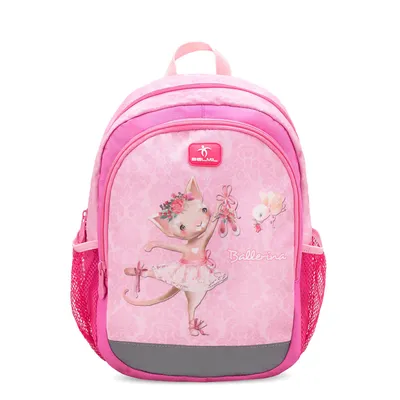 Produktbild von Belmil Kiddy Plus Kindergartenrucksack "Ballerina" für 3-6 Jährige Kinder mit Brustgurt
