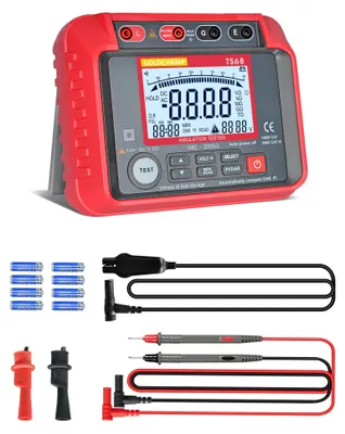 Isolationswiderstandstester TS68, 1 MΩ-200 GΩ, 250-2500 V, LCD