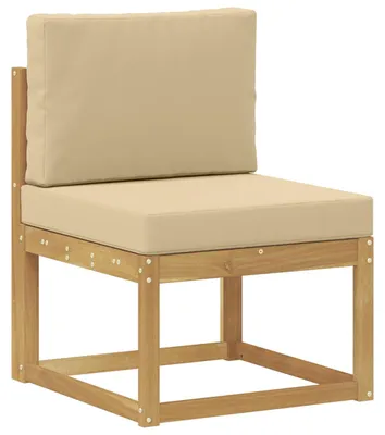 Produktbild von vidaXL Outdoor-Sofagarnitur Weiß und Beige 59 x 63 x 73 cm