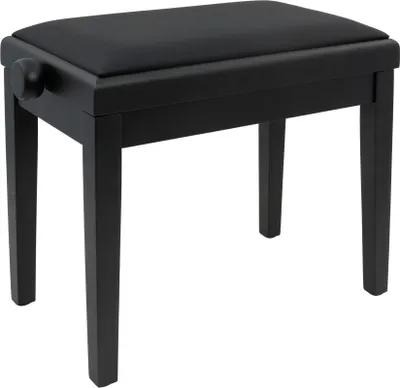 Obrázok produktu pre Pianonova HY-PJ023 Drevená klavírna stolička Black Matte