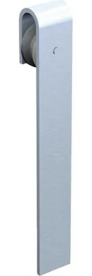 Image de Cadre pour porte coulissante, cadre de rail en acier plat, capacité de charge 15-20 kg, max. 40 kg