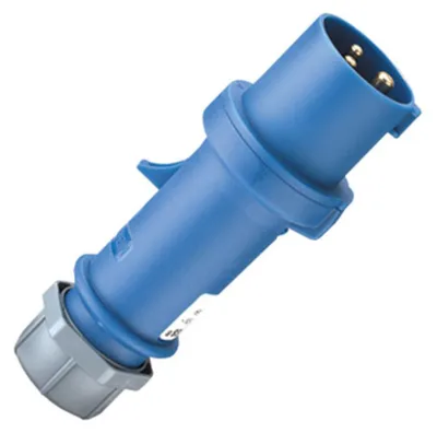 Produktbild von MENNEKES 148A, Gerade, Männlich, 230 V, Blau, IP44, 1 Stück(e)