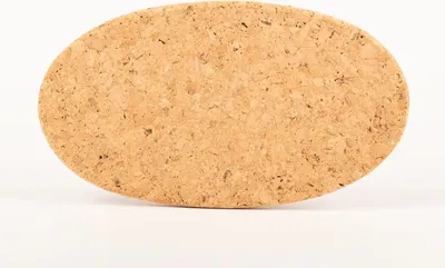 Produktbild von INNA-Glas Untersetzer Presskork MANARA, oval, Natur, 29x16x1,5cm - Korkuntersetzer